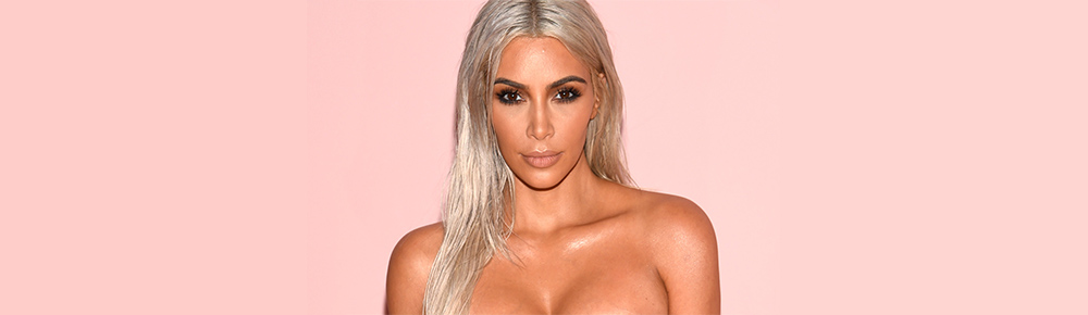 Kim Kardashian Pink Background