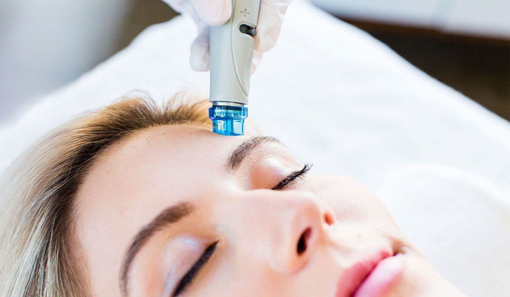 Hydrafacial treatment